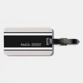 individueller Name, personalisierte Umbauten für Gepäckanhänger (Rückseite horizontal)