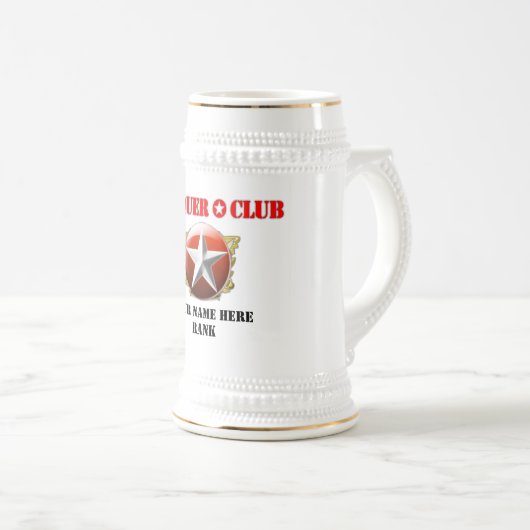 Individueller Name/Rang Bierglas (VorderseiteRechts)