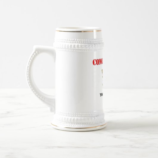 Individueller Name/Rang Bierglas (Links)