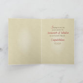 Individueller Name, RCIA Segen auf Beruf des Karte (Innenseite)