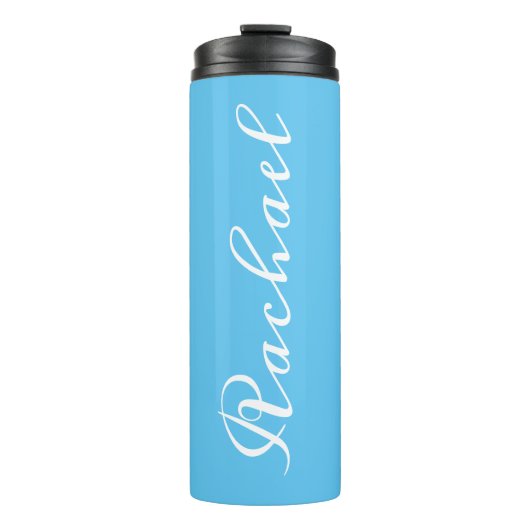 Individueller Name Reise Thermal Tumbler Thermosbecher (Vorderseite)