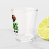 Individueller Name SCHLAG Basketball-Schussglas Schnapsglas (Rechts)