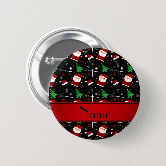Individueller Name schwarzes Button (Vorne & Hinten)