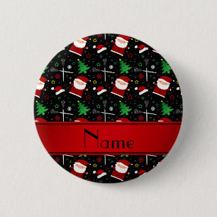 Individueller Name schwarzes Button