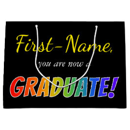 Individueller Name + "Sie sind jetzt ein Große Geschenktüte