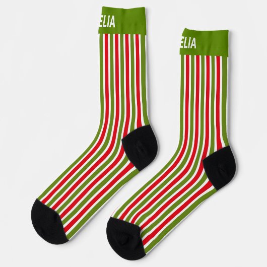 individueller Name Socken (Linkes Detail)