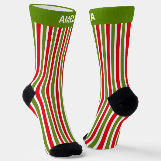 individueller Name Socken (Gewinkelt)