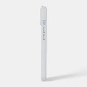 Individueller Name Stylisch Minimal Monogram Moder iPhone 15 Hülle (Linke Seite)