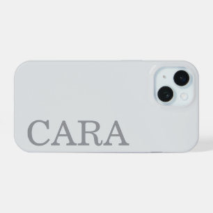 Individueller Name Stylisch Minimal Monogram Moder iPhone 15 Hülle