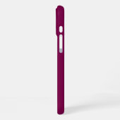 Individueller Name Stylisch Modern Elegant Minimal iPhone Hülle (Linke Seite)