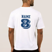 individueller Name T-Shirt (Rückseite)