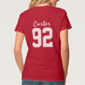 Individueller Name Team-Rudolphs | Weihnachten| T-Shirt (Rückseite)