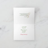 Individueller Name u. Jahr religiöses 53. Wedding Karte (Innenseite)