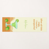 Individueller Name u. Text MARGARITA-Yogamatte Yogamatte (Vorderseite (Horizontal))