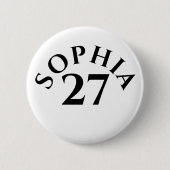 Individueller Name und Nummer Button (Vorderseite)