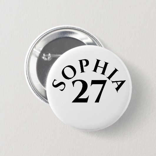 Individueller Name und Nummer Button (Vorne & Hinten)