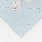 Individueller Nameniedlicher Chihuahua-Welpe Fleecedecke (Ecke)