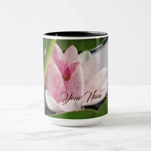 Individueller Namezen-Lotos-Blumen-Tasse Tasse (Zentrum)