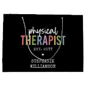 Individueller Physiotherapeut PT Abschluss Große Geschenktüte (Rückseite)