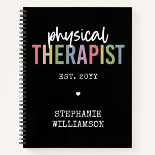 Individueller Physiotherapeut PT Abschluss Notizblock