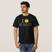 Individueller Pickleball-T - Shirt: Stadt hinzufüg T-Shirt (Vorne ganz)