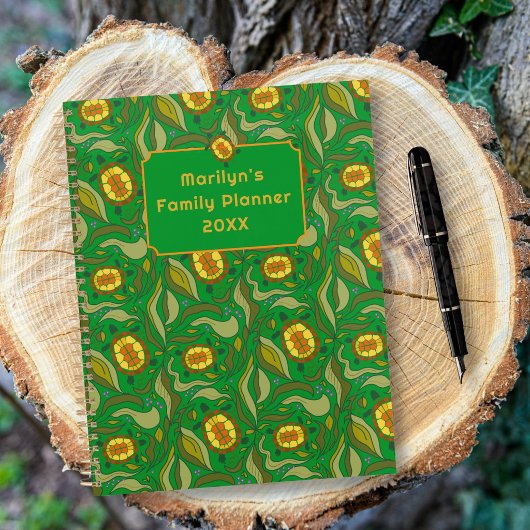 Individueller Planer Garten-Schildkröten Illustrie