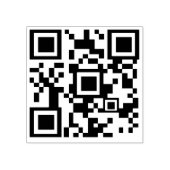 Individueller Qr-Code für Unternehmen personalisie Gummistempel (Prägung)