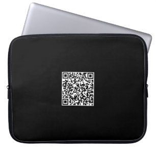 Individueller QR-Code Notebook-Sieb für die Werbea Laptopschutzhülle