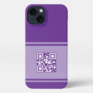 Individueller QR Code Telefoncase, Business QR Tel iPhone 13 Hülle