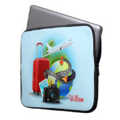 Individueller Reisender Laptopschutzhülle (Vorderseite Links)