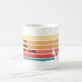 Individueller Retro-gestylter Corgi-Hundeltrainer Kaffeetasse (Mittel)