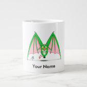 Individueller Schlamm mit "M" Monster-Charakter Jumbo-Tasse (Vorderseite)