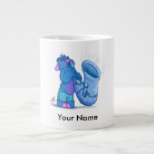 Individueller Schlamm mit "N" Monsterzeichen Jumbo-Tasse (Vorderseite)