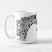Individueller schwarzer Jaguar Kaffeetasse (Links)