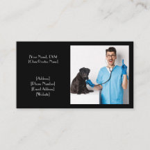 Individueller Schwarzer Tierarzt