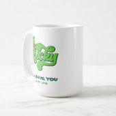 individueller St. Patrick’s Day Becher – Irischer  Kaffeetasse (Vorderseite Links)