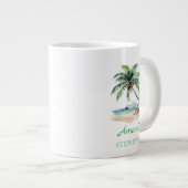 Individueller Strandurlaub Jumbo-Tasse (Vorderseite Rechts)