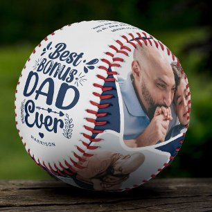 Individueller süßer Bonus-Vater 4 Foto & Zitat Vat Baseball