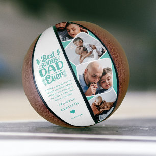 Individueller süßer Bonus-Vater 4 Foto & Zitat Vat Basketball