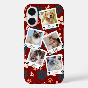 Individueller Telefon-Hüllen-Fotocollage mit Haust iPhone 16 Hülle
