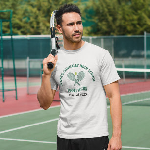Individueller Tennisspieler der Green High School T-Shirt