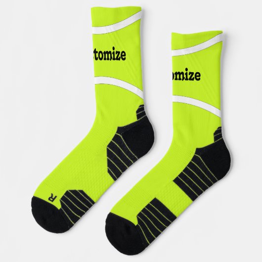 Individueller Tennisspieler oder Teamname Sport Socken (Links)