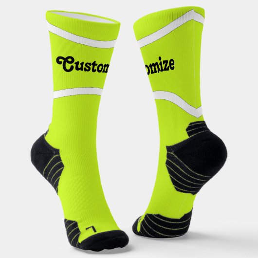 Individueller Tennisspieler oder Teamname Sport Socken (Gewinkelt)