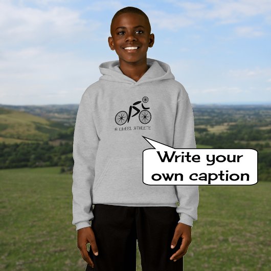Individueller Text für Radsportler Hoodie