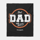 Individueller Text-Geschenk für Papa Fleecedecke (Vorderseite)