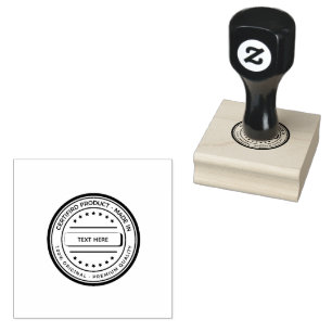 Individueller Text hier 100% Original Hergestellt Gummistempel