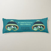 Individueller Text Skischuhkissen Seitenschläferkissen (Rückseite)