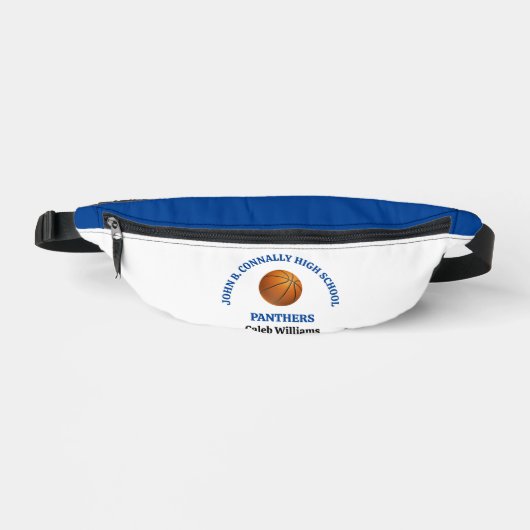 Individueller Turnbeutel für Basketballspieler der Bauchtasche (Vorderseite)