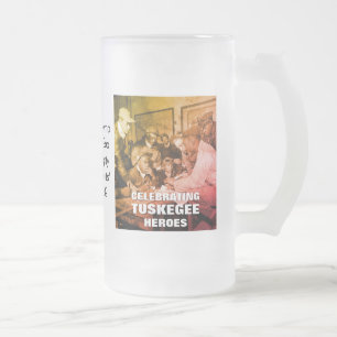 Individueller TUSKEGEE AIRMEN TAG Mattglas Bierglas
