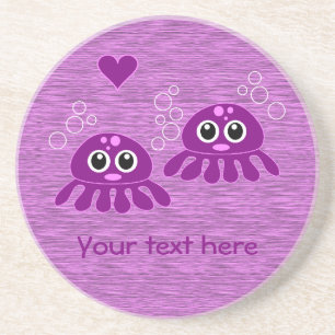 Individueller Untersetzer der Octopus-Liebe